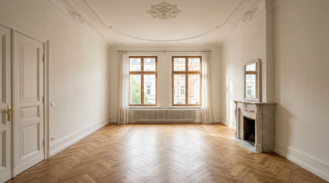 Altbau nach der Renovierung durch ELITE MALER