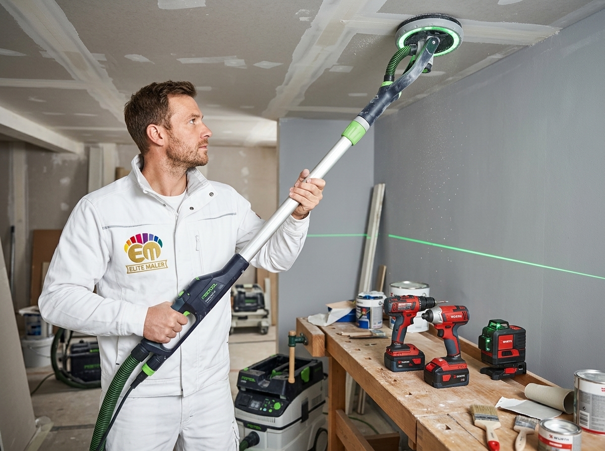 Staubfreies Schleifen mit Festool Planex Absaugung und Würth Maschinentechnik bis Q4